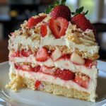 erdbeer mascarpone torte mit weiser schokolade