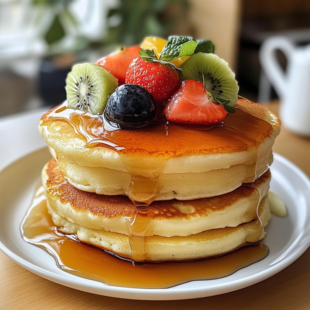 fluffy japanese souffle pancakes