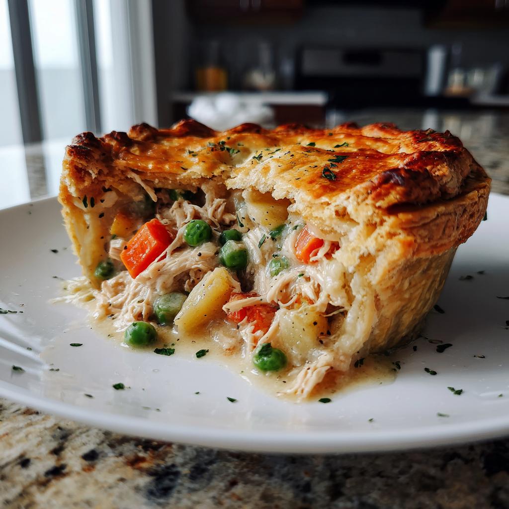 french inspired chicken pot pie