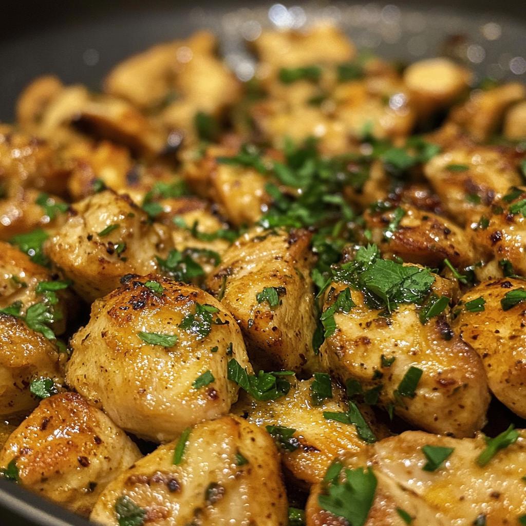 garlic butter chicken bites