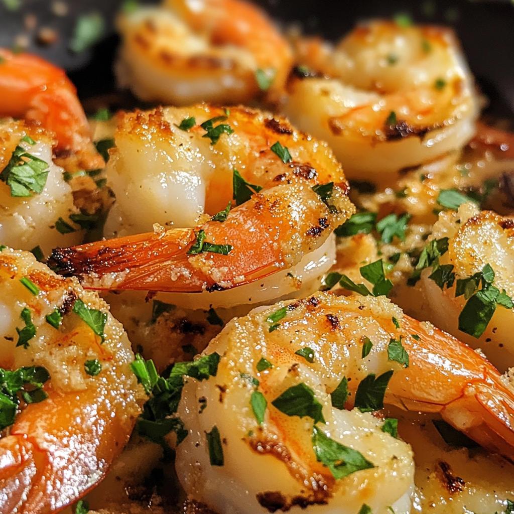 garlic parmesan roasted shrimp