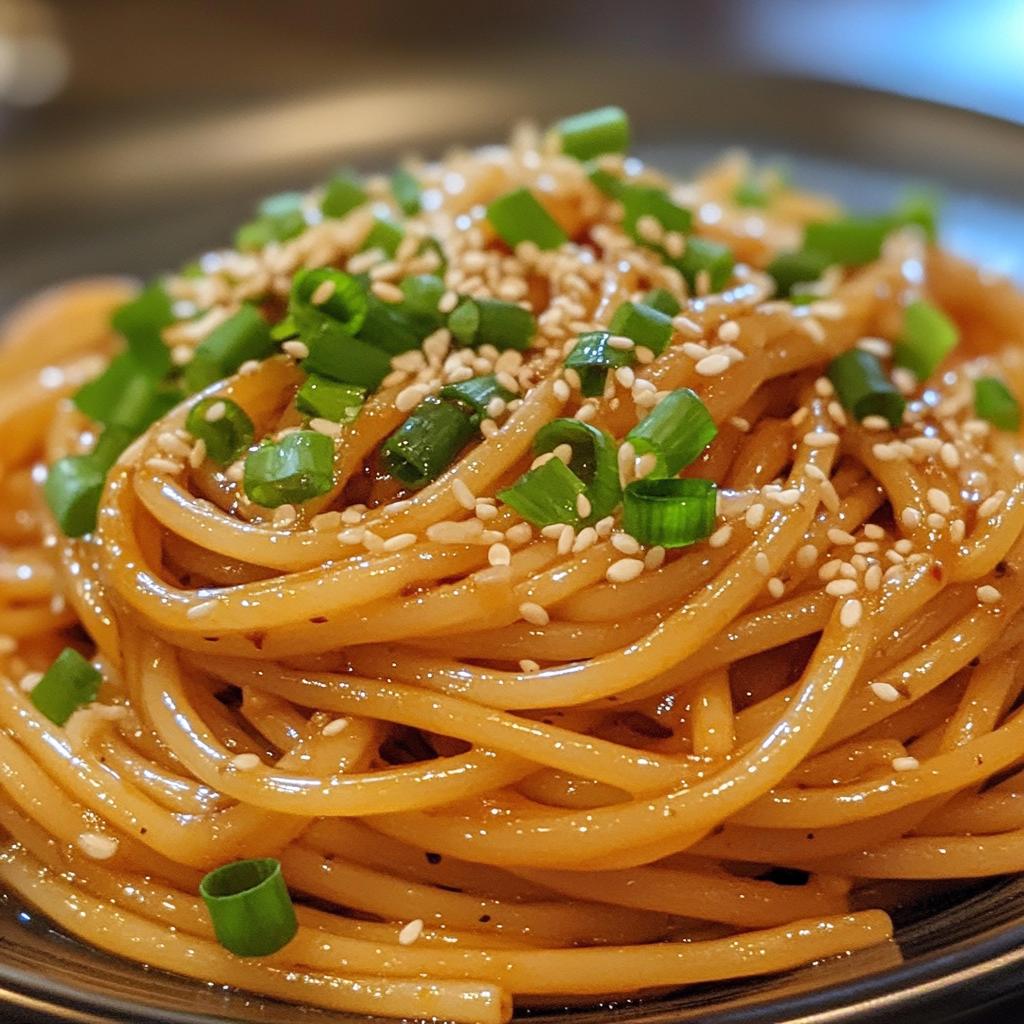 garlic sesame noodles
