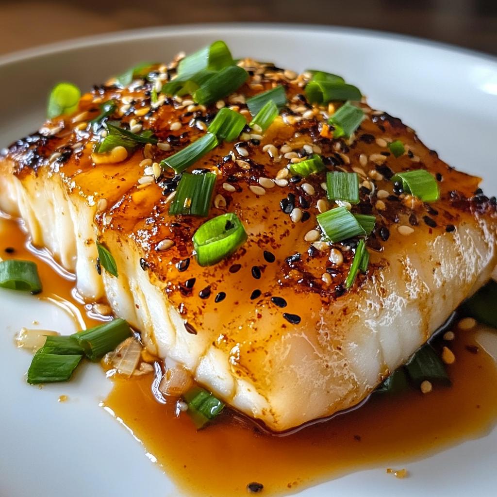 ginger soy glazed cod