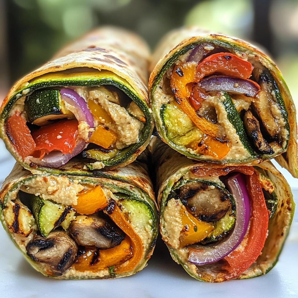 grilled veggie wraps