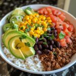 ground beef burrito bowl