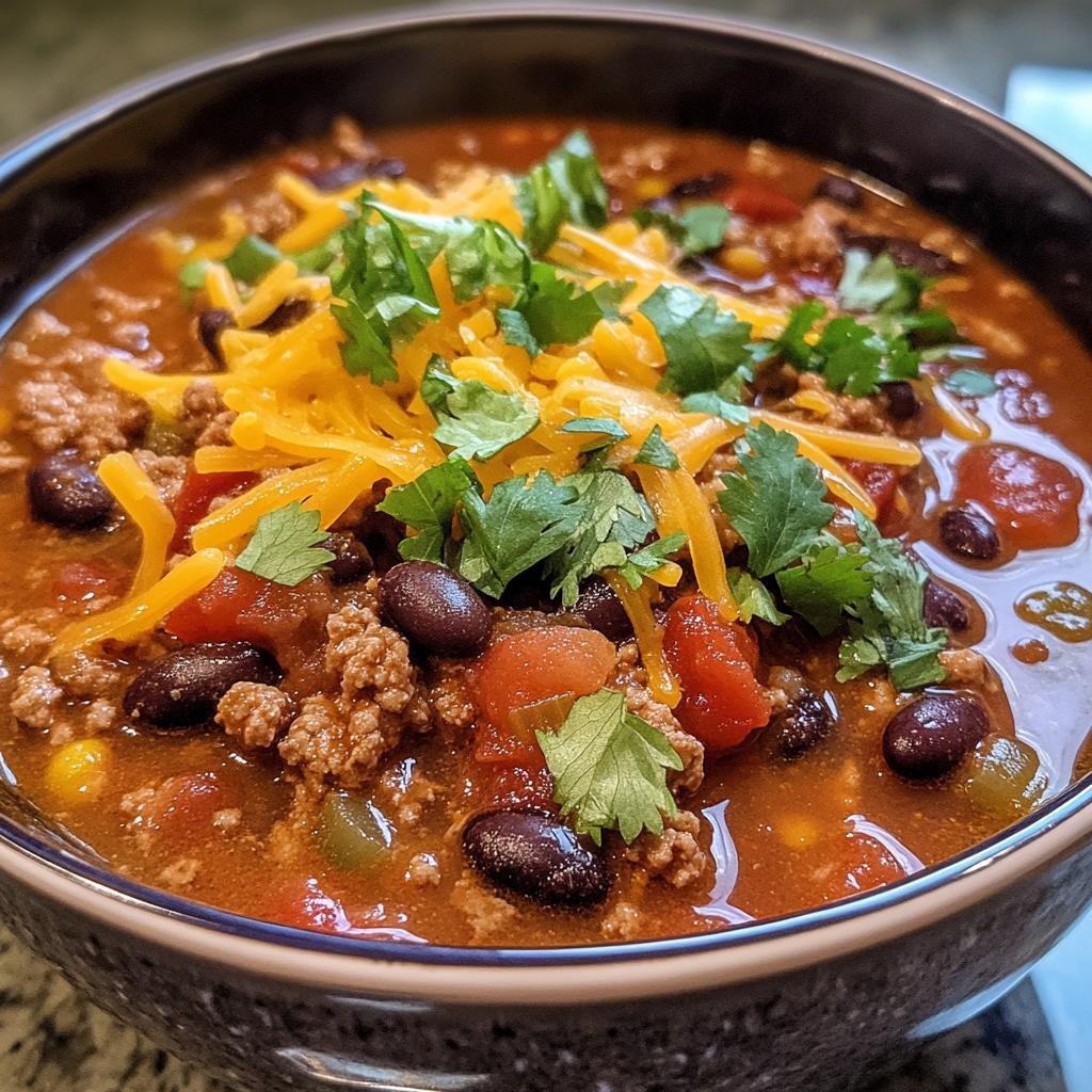 ground beef enchilada soup