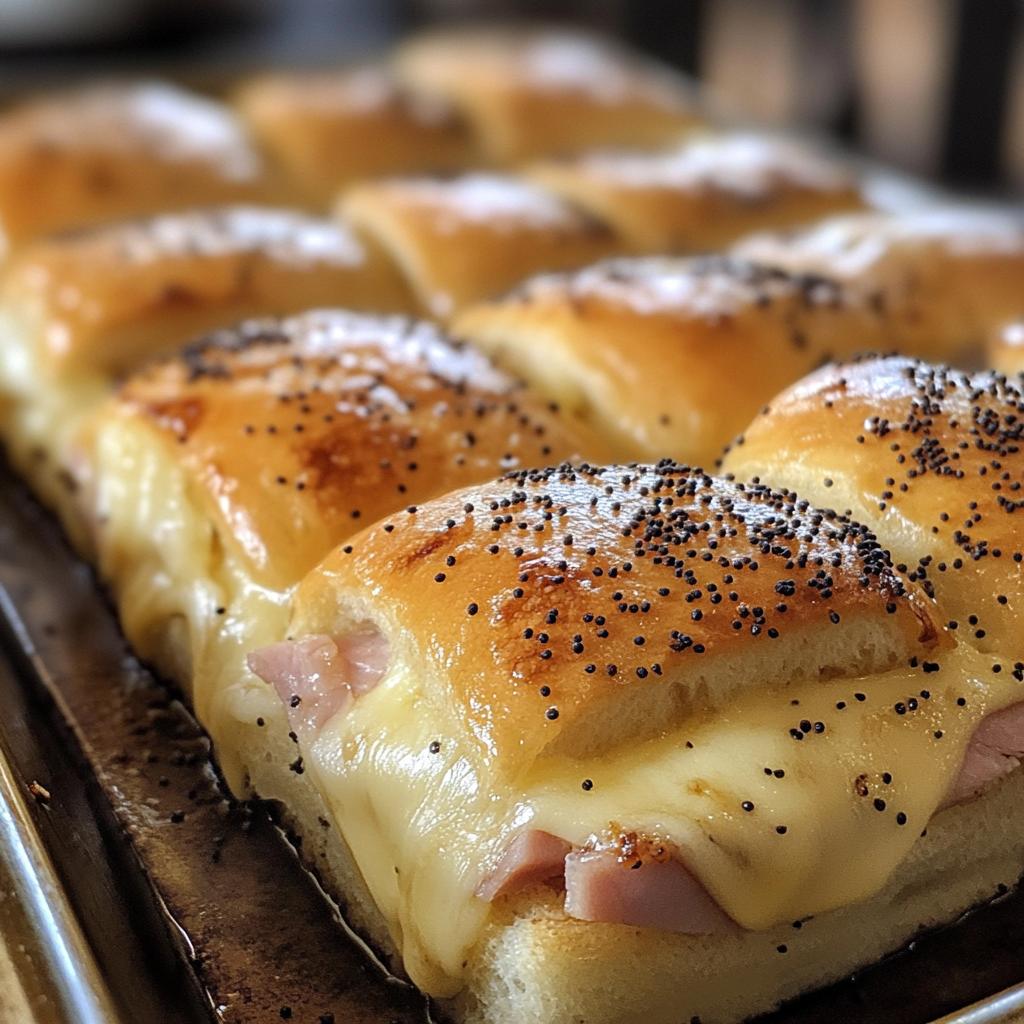 ham and cheese hawaiian roll sliders
