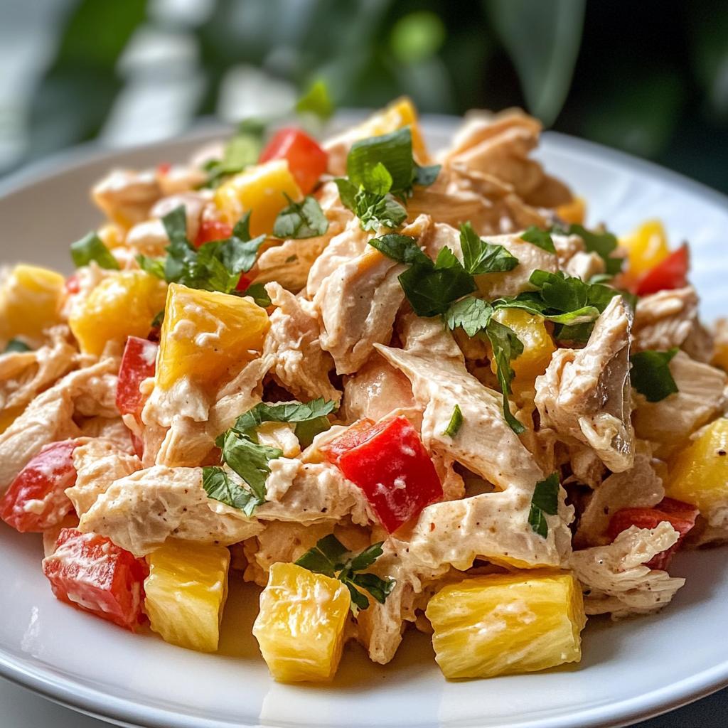 hawaiian chicken salad - detail 1