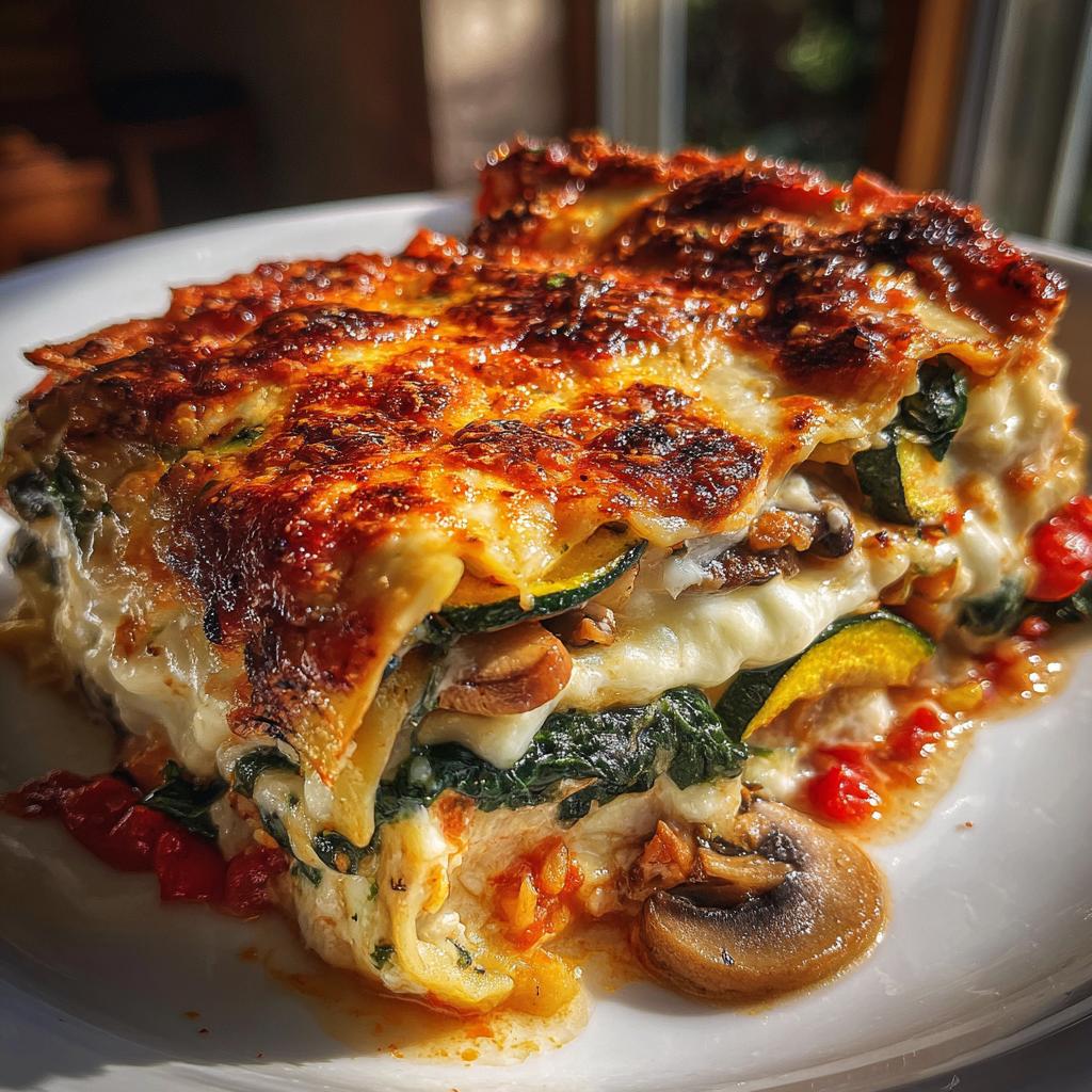 hearty baked italian vegetable lasagna