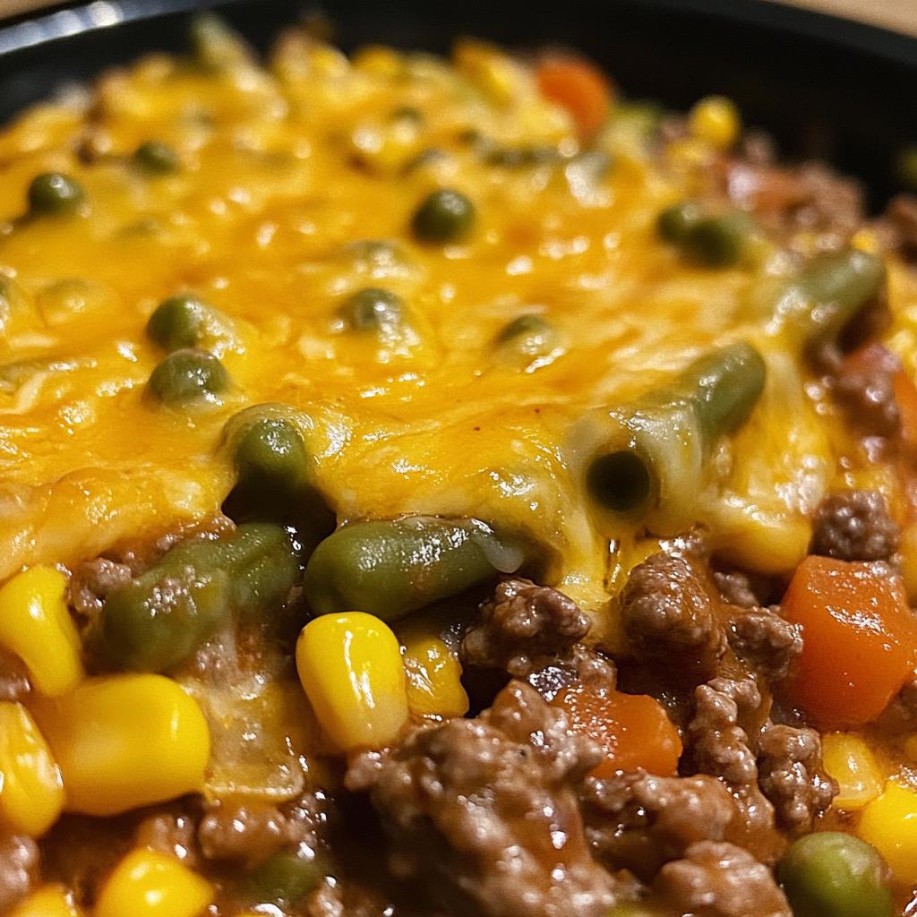 hobo casserole ground beef - detail 1