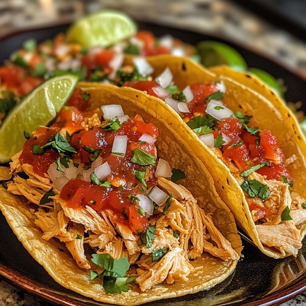 homemade chicken street tacos