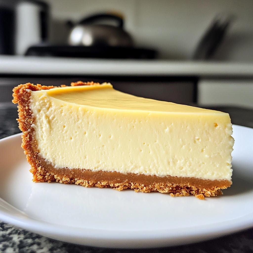 homemade new york style cheesecake - detail 1