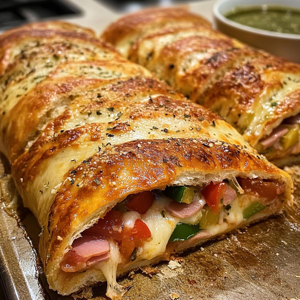 homemade stromboli