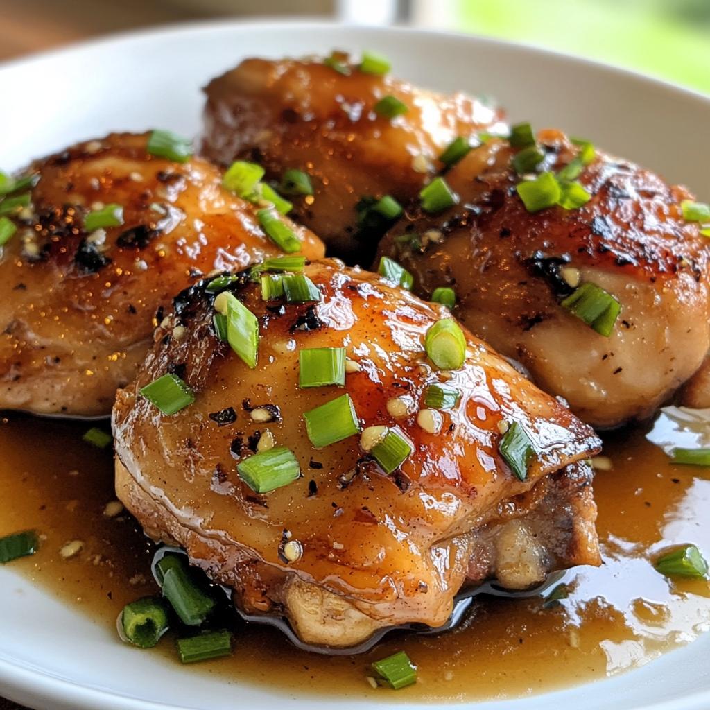 honey garlic chicken
