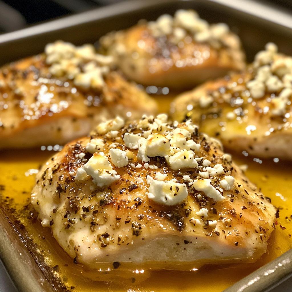 hot honey feta chicken
