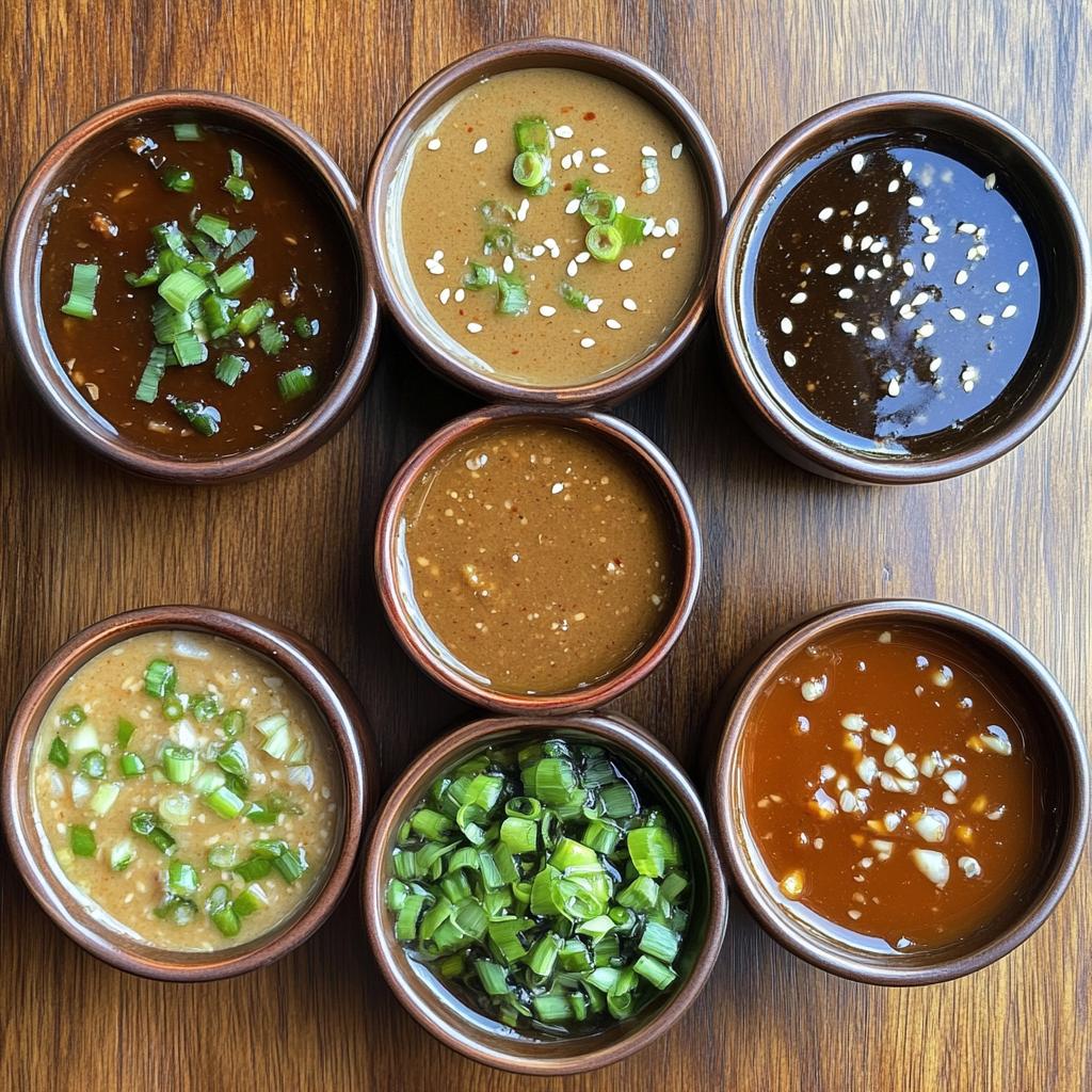 hotpot dipping sauces with 5 different flavors - detail 1