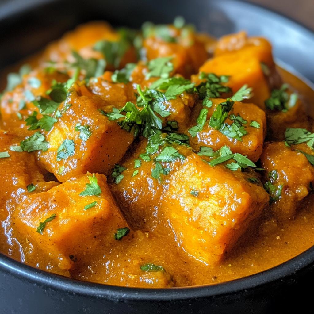 indian pumpkin curry - detail 1