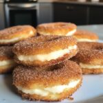 irresistible churro cheesecake donut cookies with cinnamon sugar
