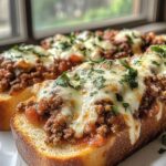 italian garlic bread sloppy joes