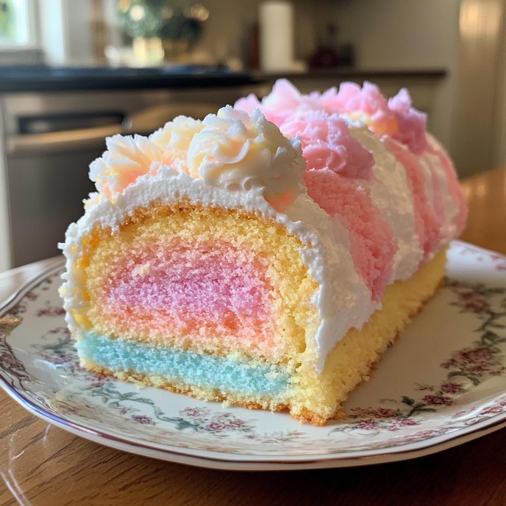 japanese cotton candy swiss cake roll