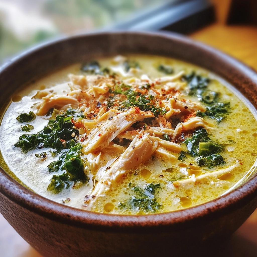 keto tuscan soup - detail 1