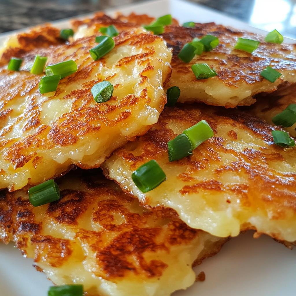korean cheese potato pancakes