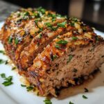 melt in your mouth garlic parmesan chicken meatloaf