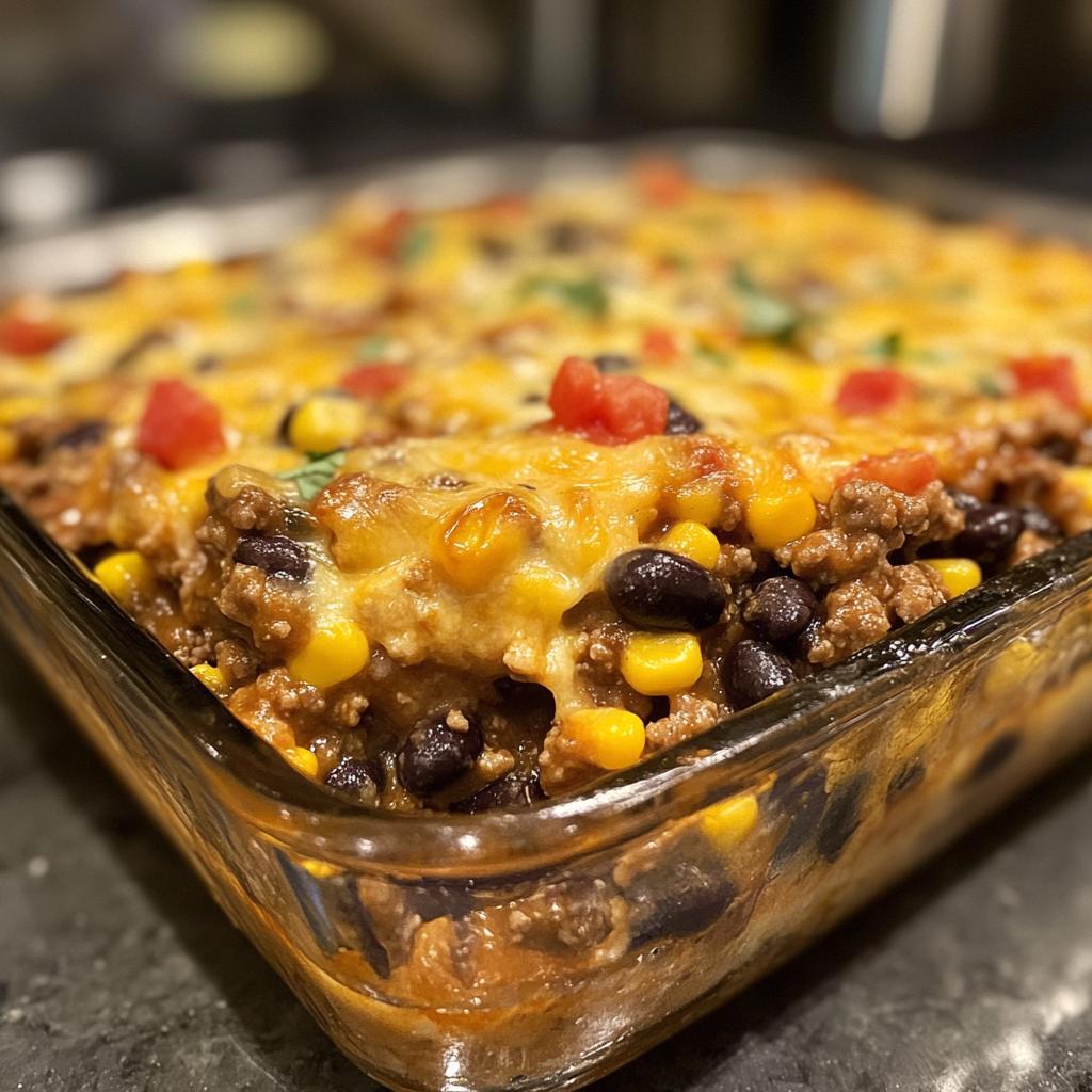 mexican casserole - detail 1