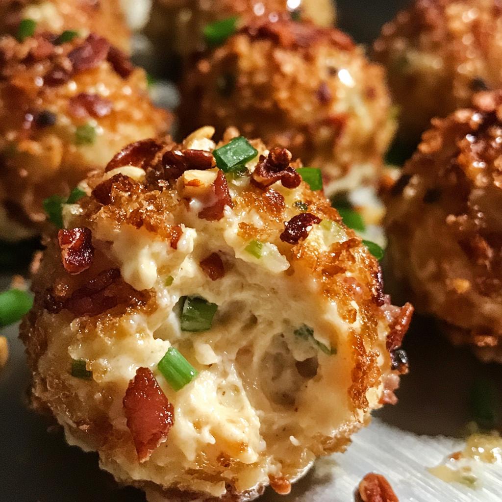 mini bacon ranch cheeseballs
