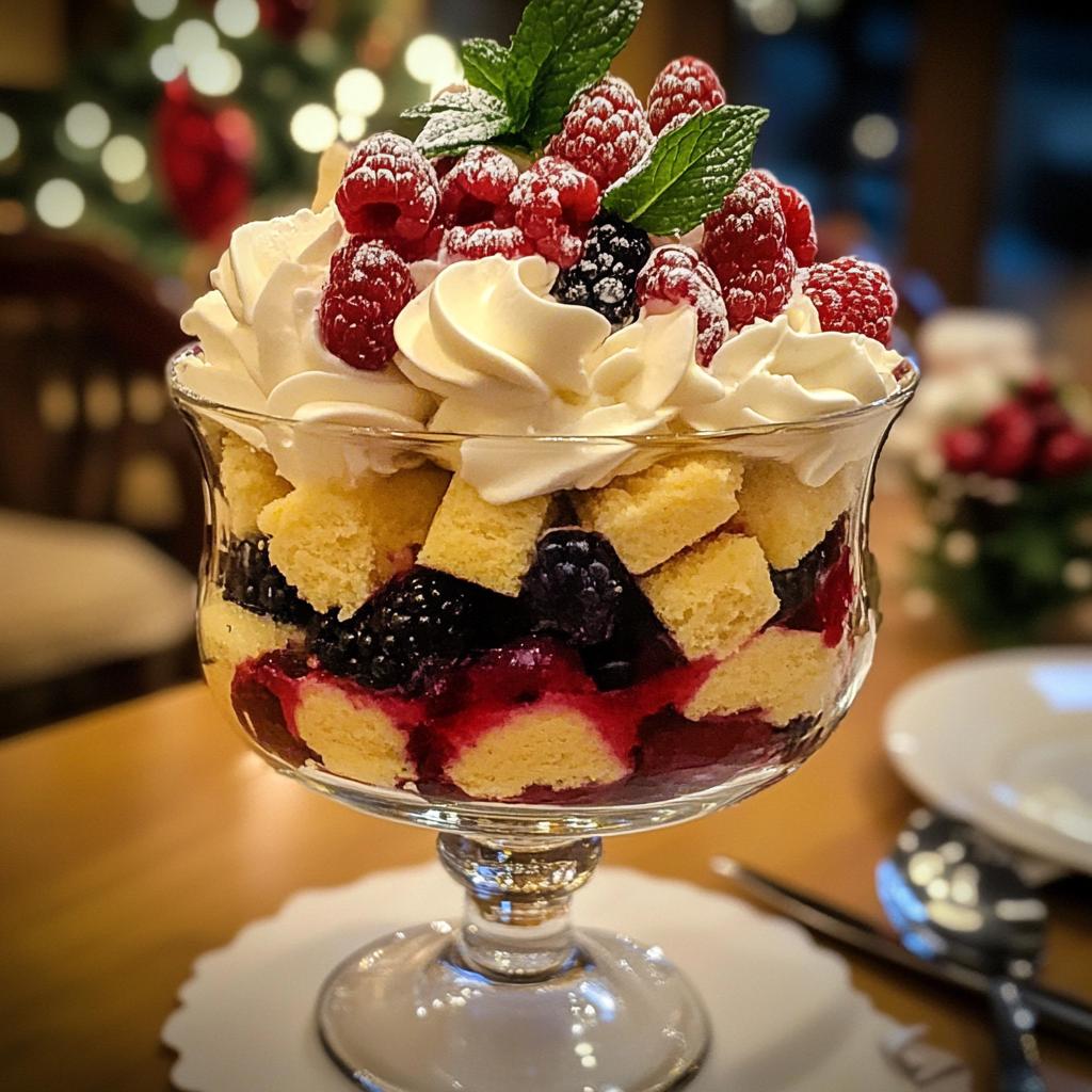 mini christmas trifles - detail 1