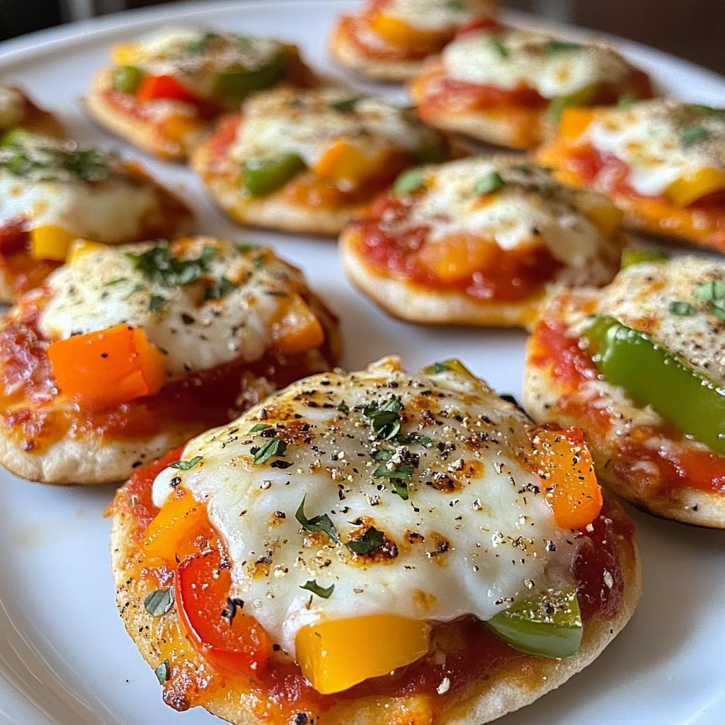 mini lunchbox pizzas