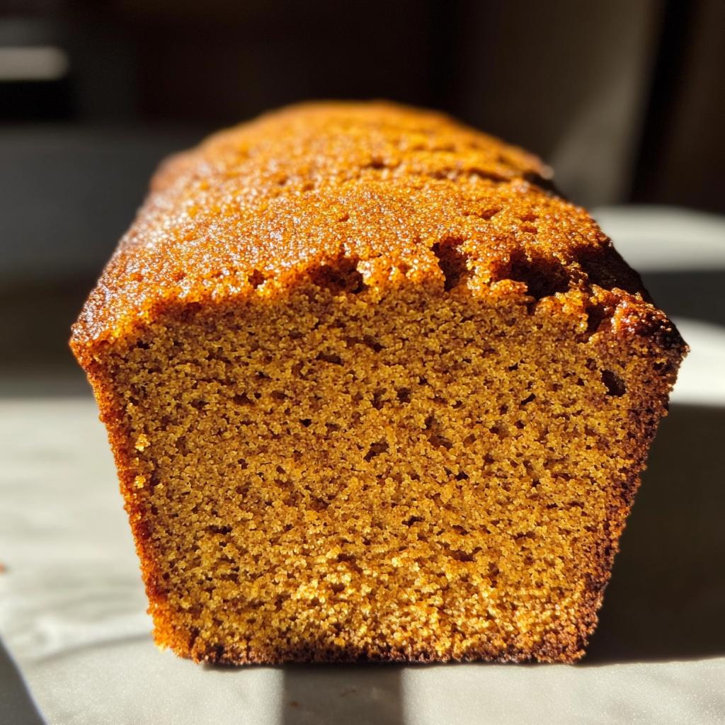 moist spiced pumpkin bread