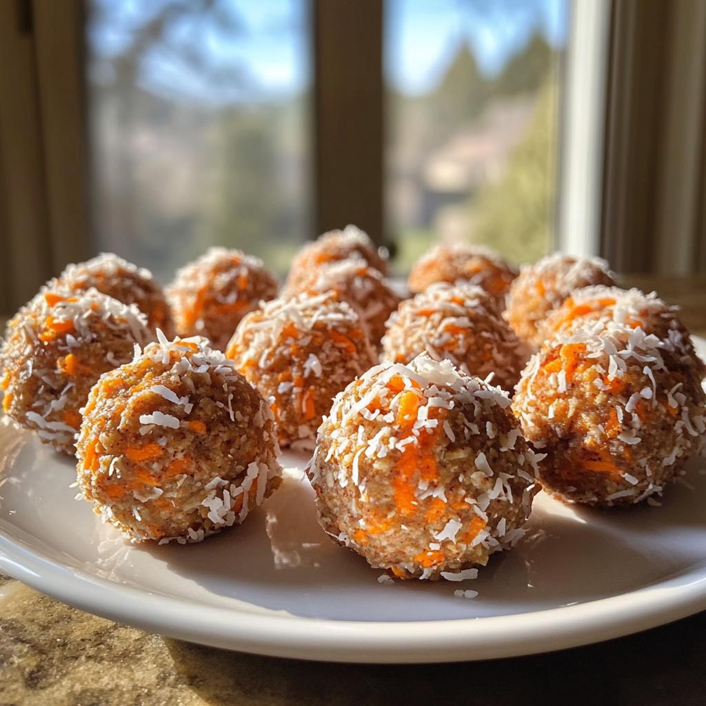 no bake carrot cake bites