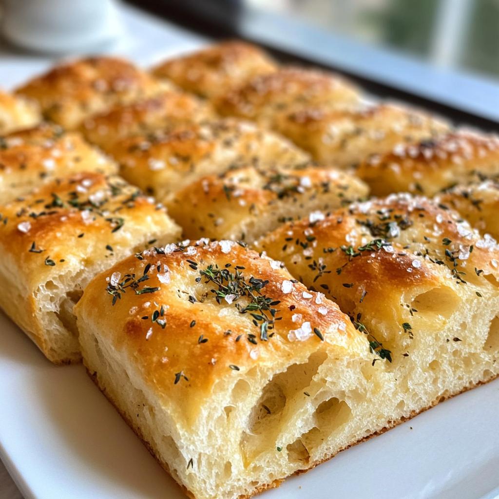 omemade focaccia bread