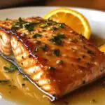 orange glazed salmon