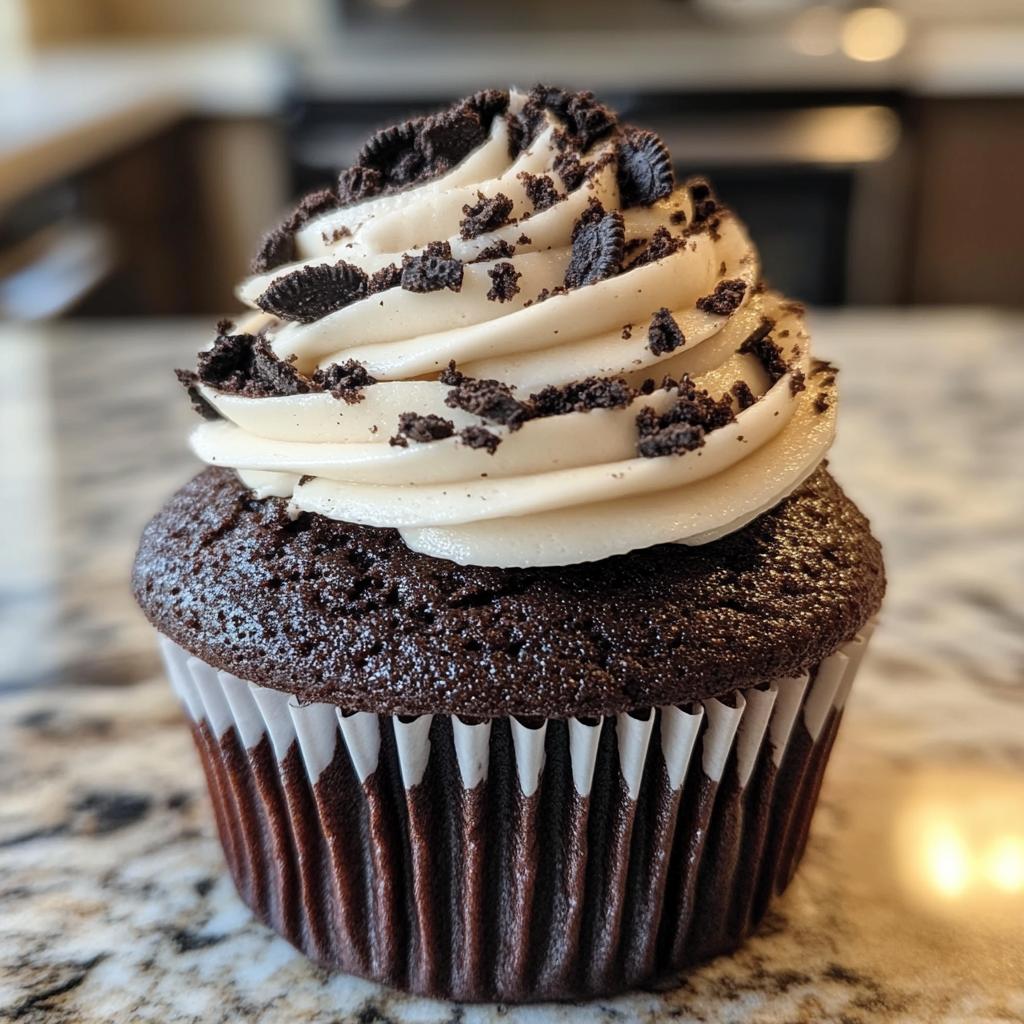 oreo cupcakes - detail 1