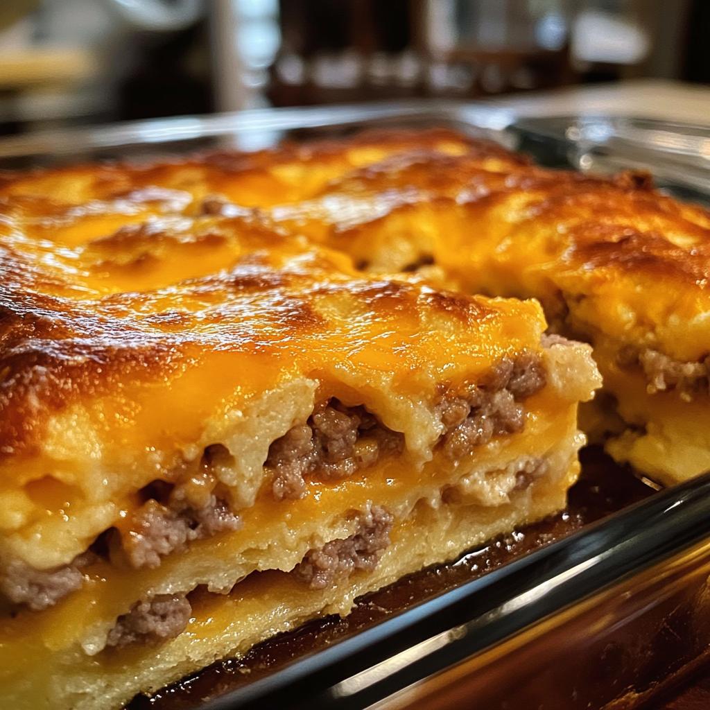 pancake sausage casserole