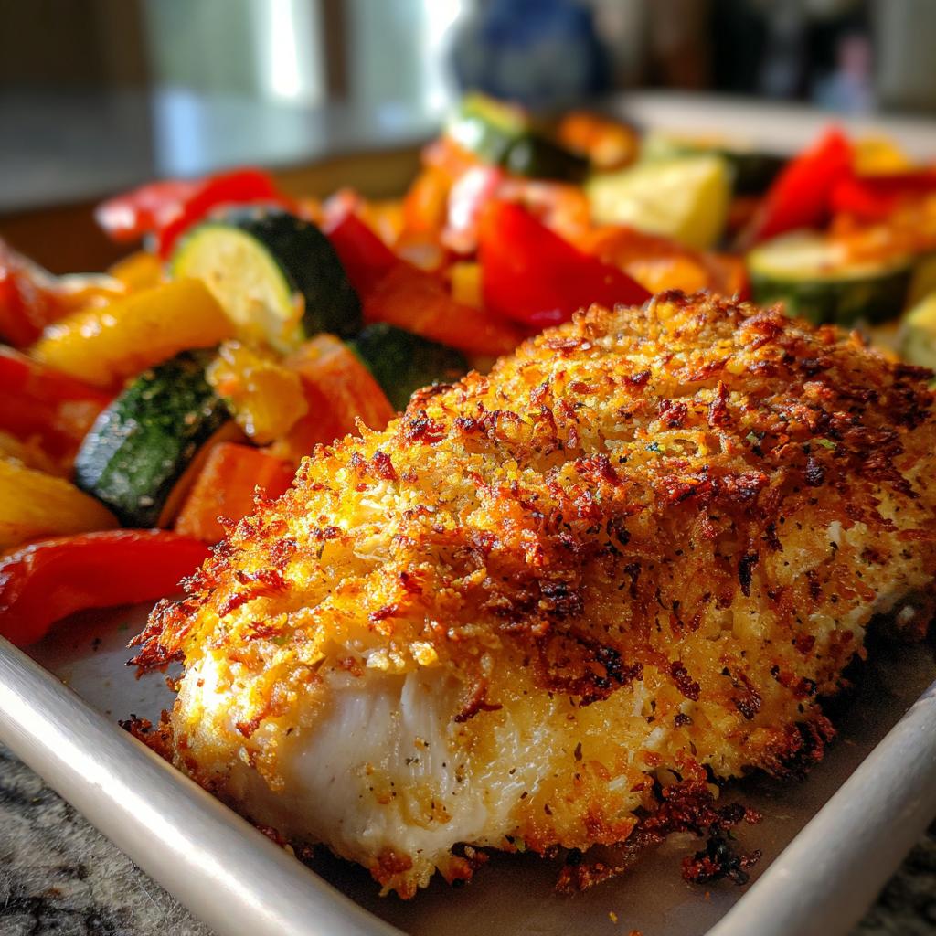 parmesan crusted chicken sheet pan