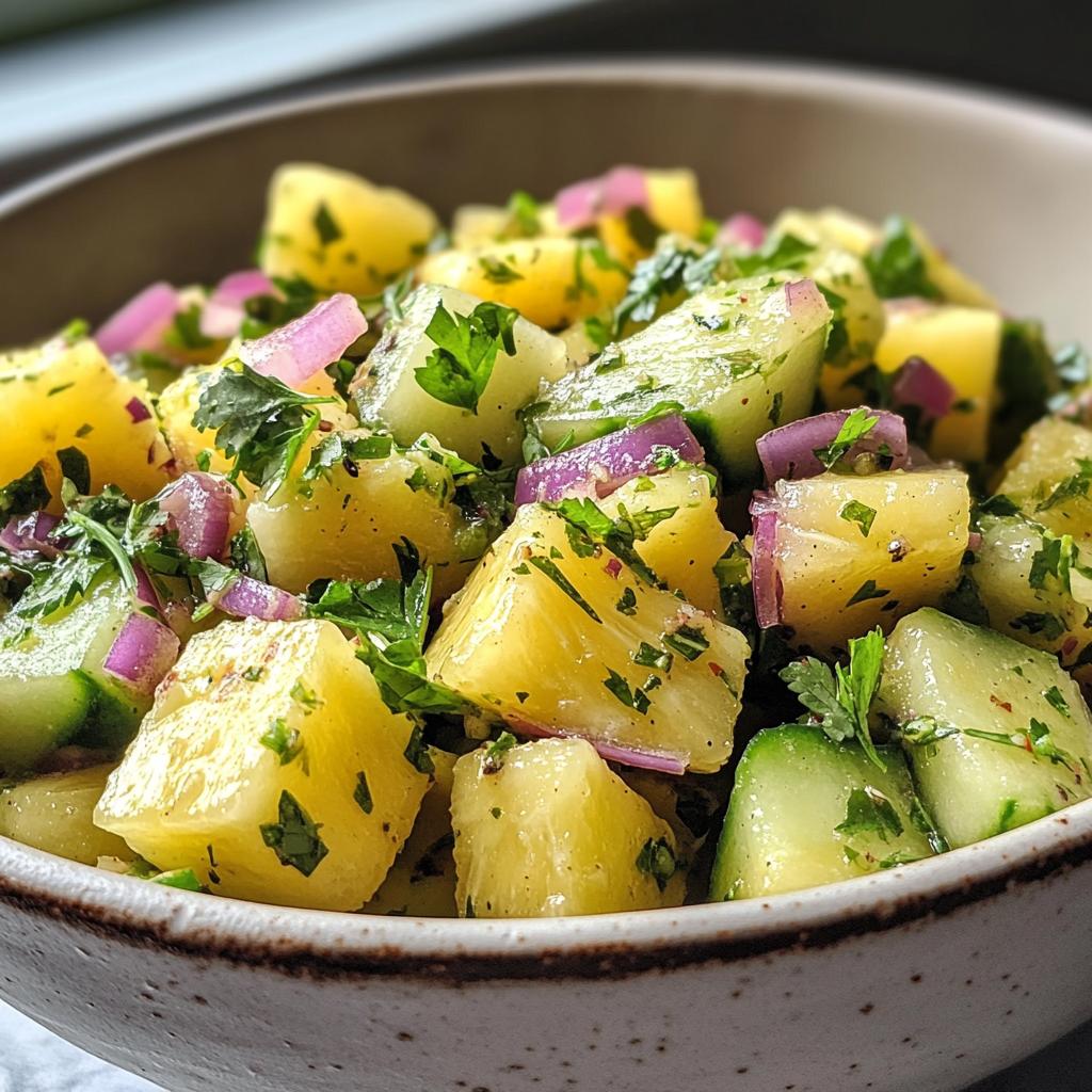 pineapple cucumber salad