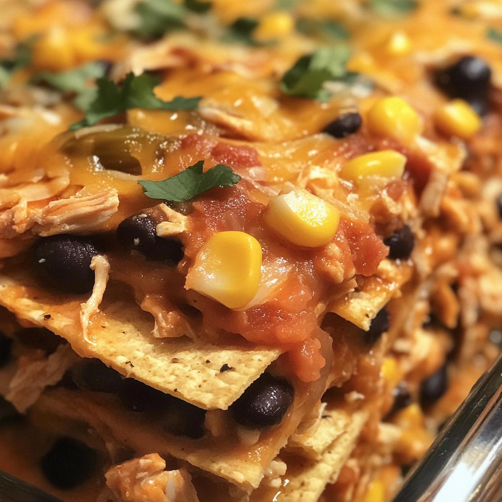 pioneer woman mexican chicken casserole - detail 1