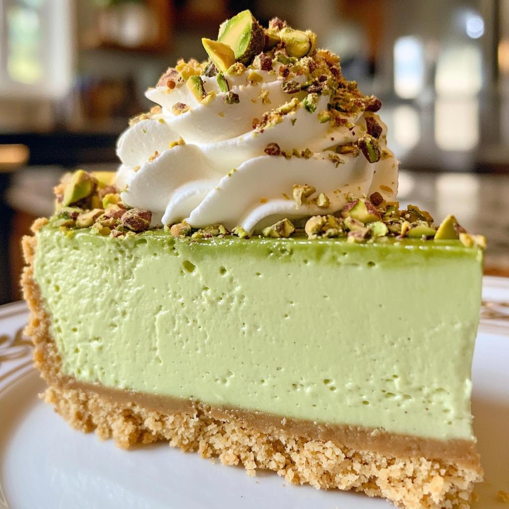 pistachio cheesecake