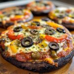 portobello mushroom pizzas