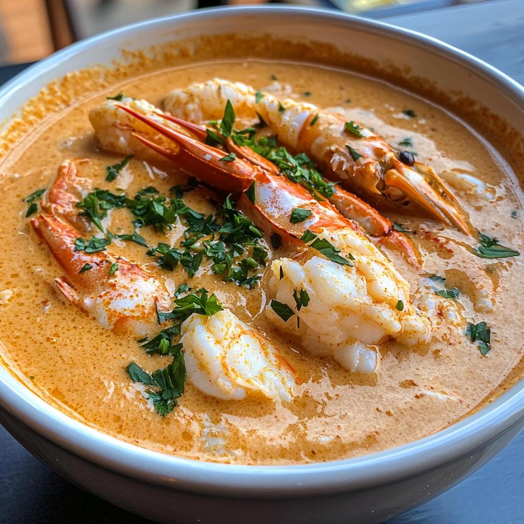 rich crab and shrimp bisque