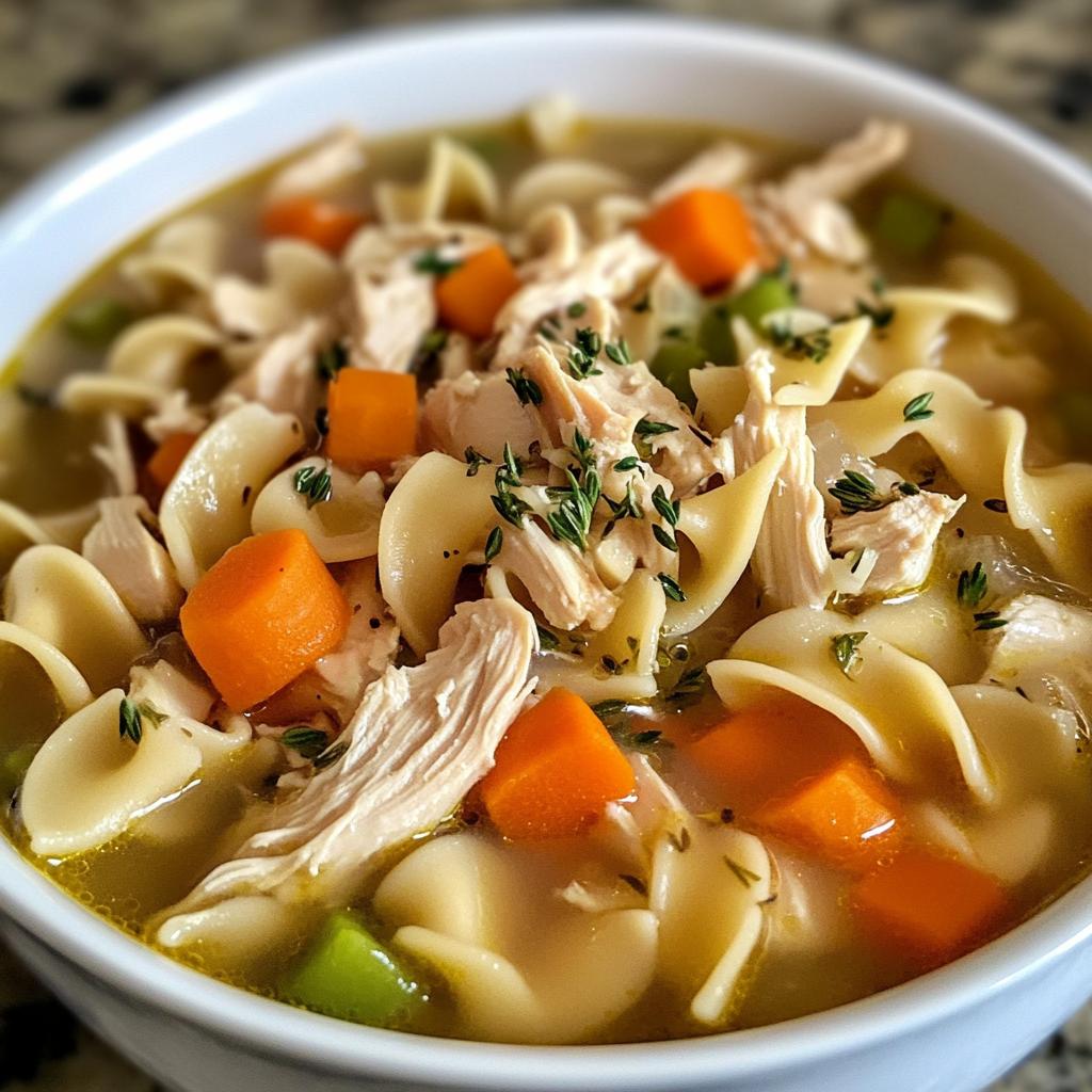rotisserie chicken noodle soup