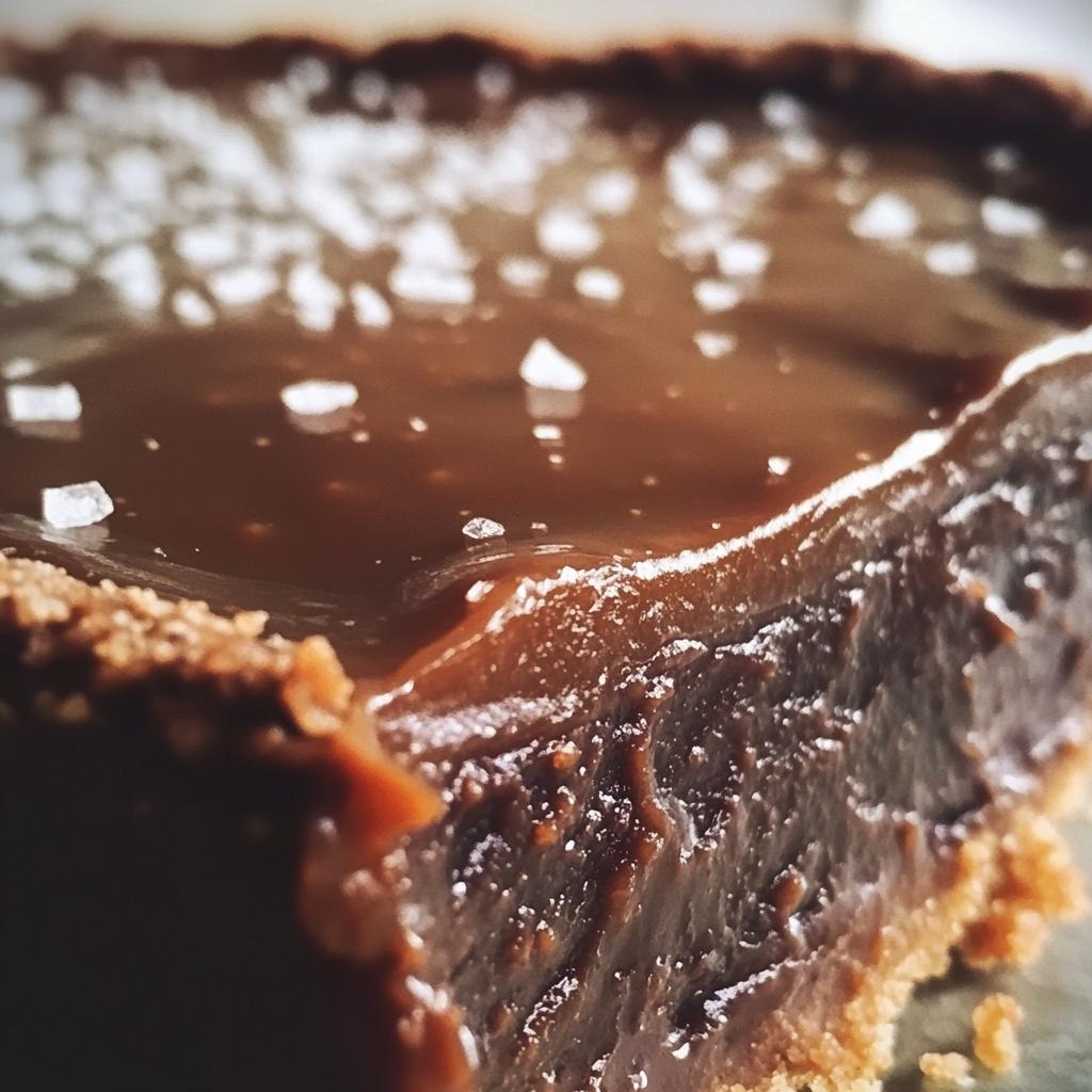 salted caramel chocolate tart
