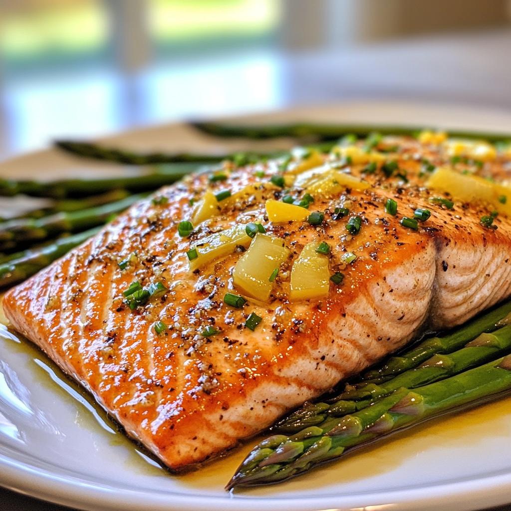 sheet pan lemon garlic butter salmon