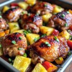 sheet pan teriyaki chicken and pineapple