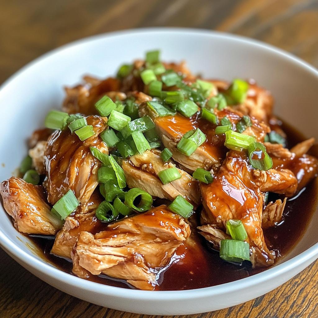 slow cooker honey soy chicken - detail 1