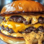 smash burgers with baconnaise sauce