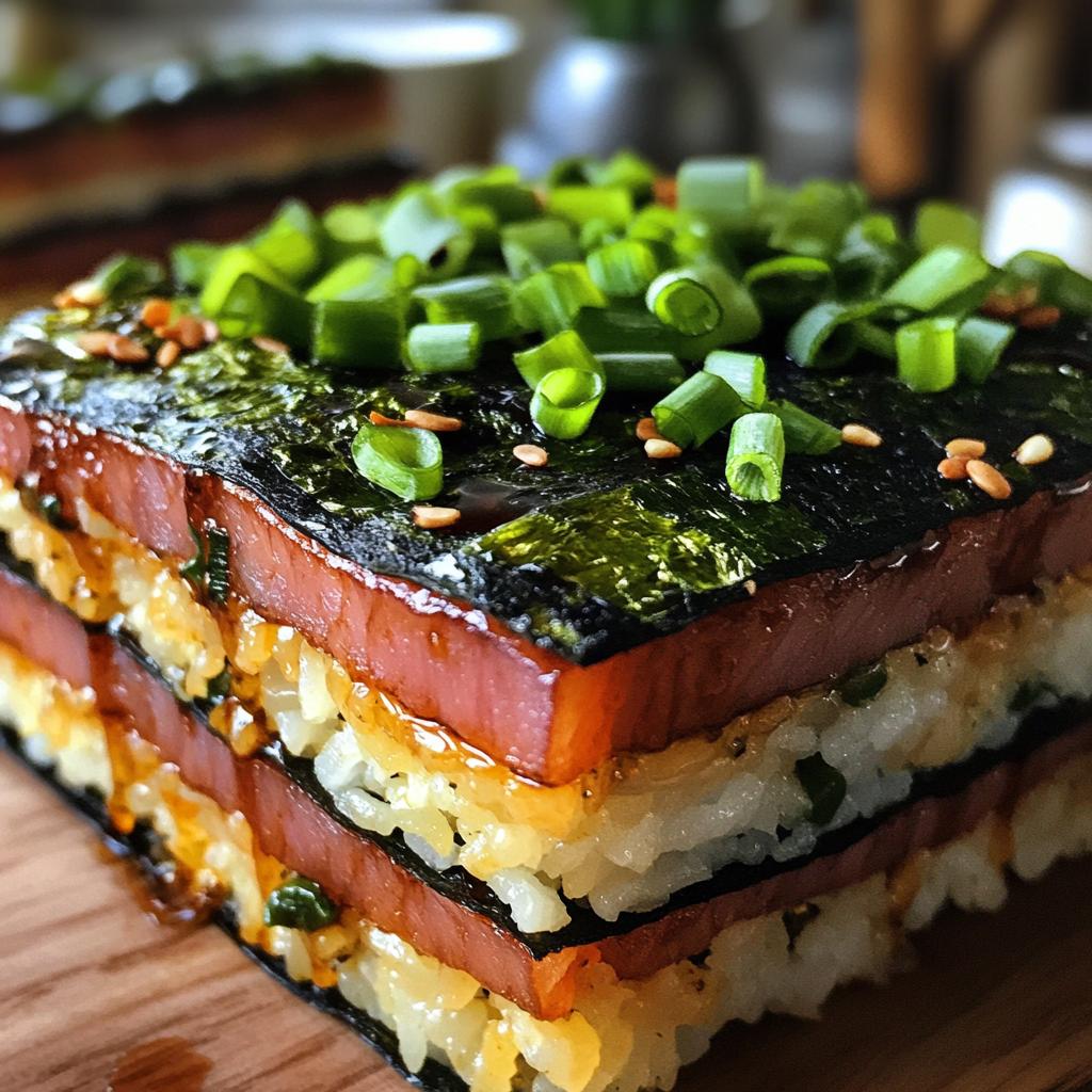 spam musubi bake - detail 1